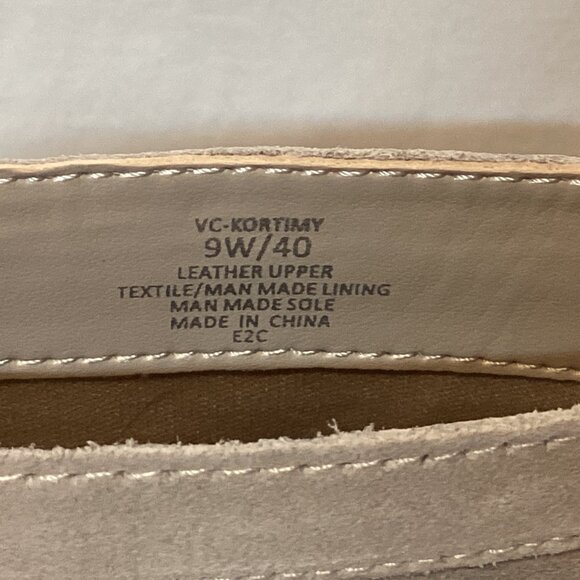 Sz.9W Vince Camuto Water-Repellent Suede Mid-Shaft Boots -Kortimy Almond - Picture 7 of 14